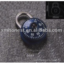 compass decorated padlock